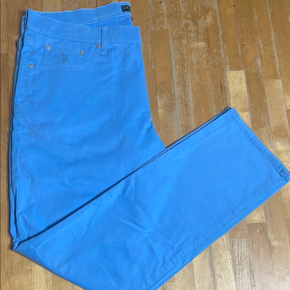 U.S. Polo Assn. Men's Blue chinos